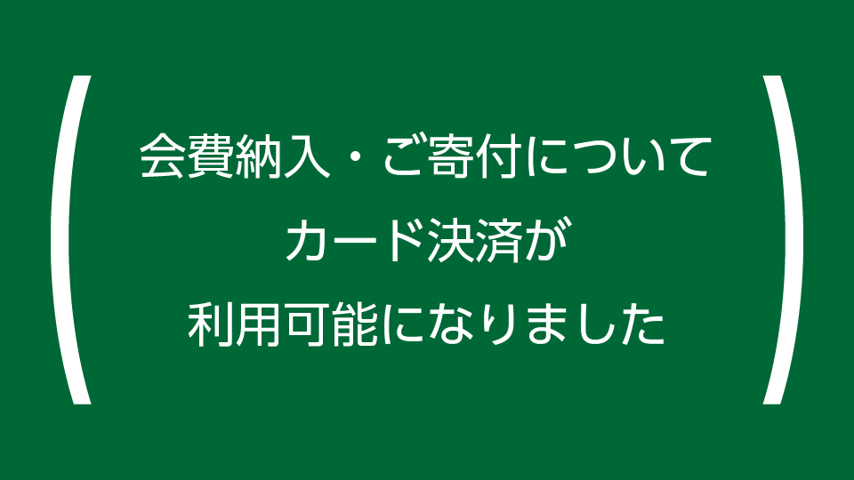 カード決済開始のお知らせ